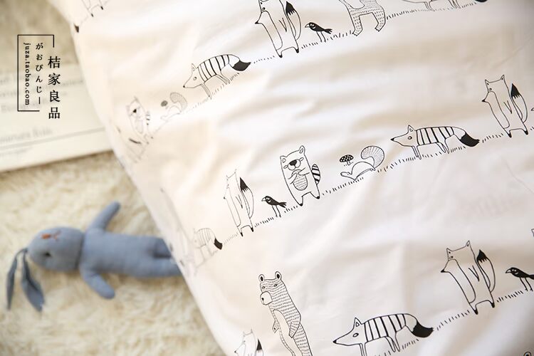 Ảnh sơ sinh nền Bắc Âu vẽ tay gió Bông vải tinh khiết chăn chăn màn che trang phục handmade - Vải vải tự làm vải cotton dày