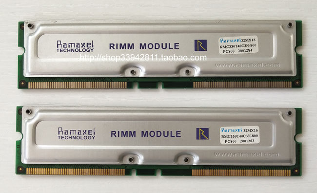 64M RAMBUS memory Ramaxel 164MB Rdram PC800 original package good