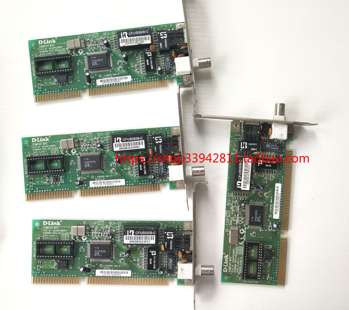 D-Link ISA Network Card DE220P REV D2 D2 DE-220 DE-220 DE-220P cable connector