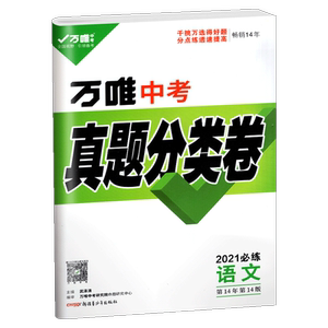 2021版万唯中考真题分类卷语文全国卷 中考历年九年级初中初三真题分类训练试卷精选研究汇编必备总复习资料必刷题万维教育