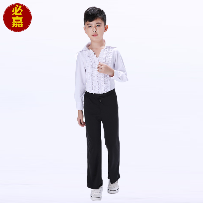 Spring and Autumn Boys Latin Dance Merit Youth Competition Standard Professional Clothing Regulations