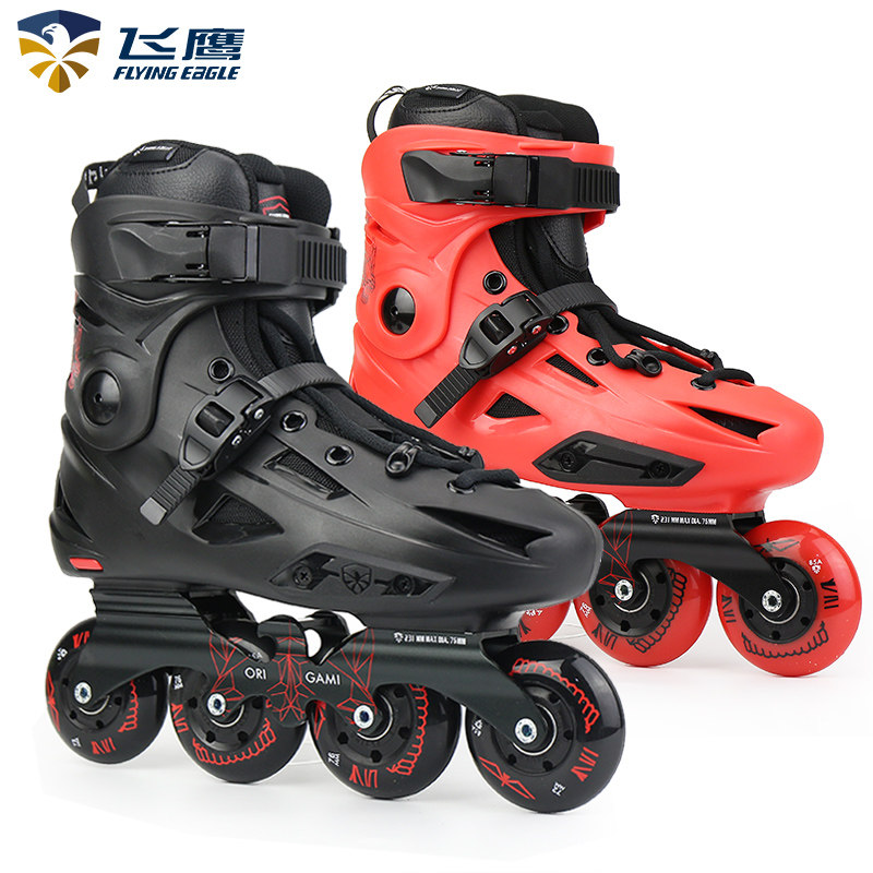 Flying Eagle Skate Shoes F3S Men And Women Flat Flowers Brake Brushed Street Beginner Skate Adult Floral Shoes Starter New Hands