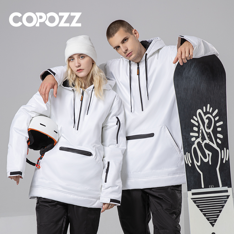COPOZZ ski wear snowboard couple snowboard doubleboard sweatshirt men's and women's top waterproof warm snow suit