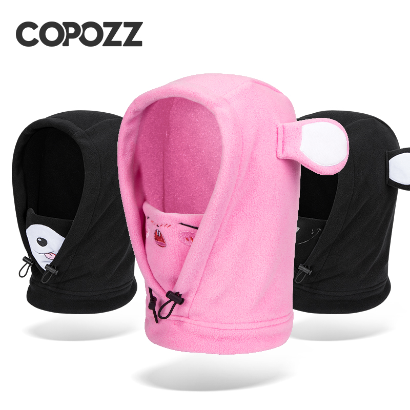 COPOZZ ski headgear male and female children adult riding windproof and warm protective face mask Neck Sports Equipment
