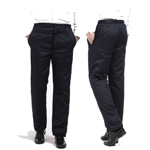 Зимние удерживающие тепло флисовые рабочие штаны для работы, увеличенная толщина