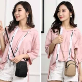 Небольшая сумка, сумка через плечо, универсальная маленькая сумка на одно плечо, портативный шоппер, ручка, нейлоновый мобильный телефон