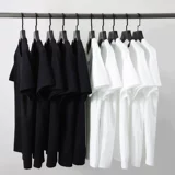 Хлопковая летняя белая приятная телу футболка с коротким рукавом, оверсайз