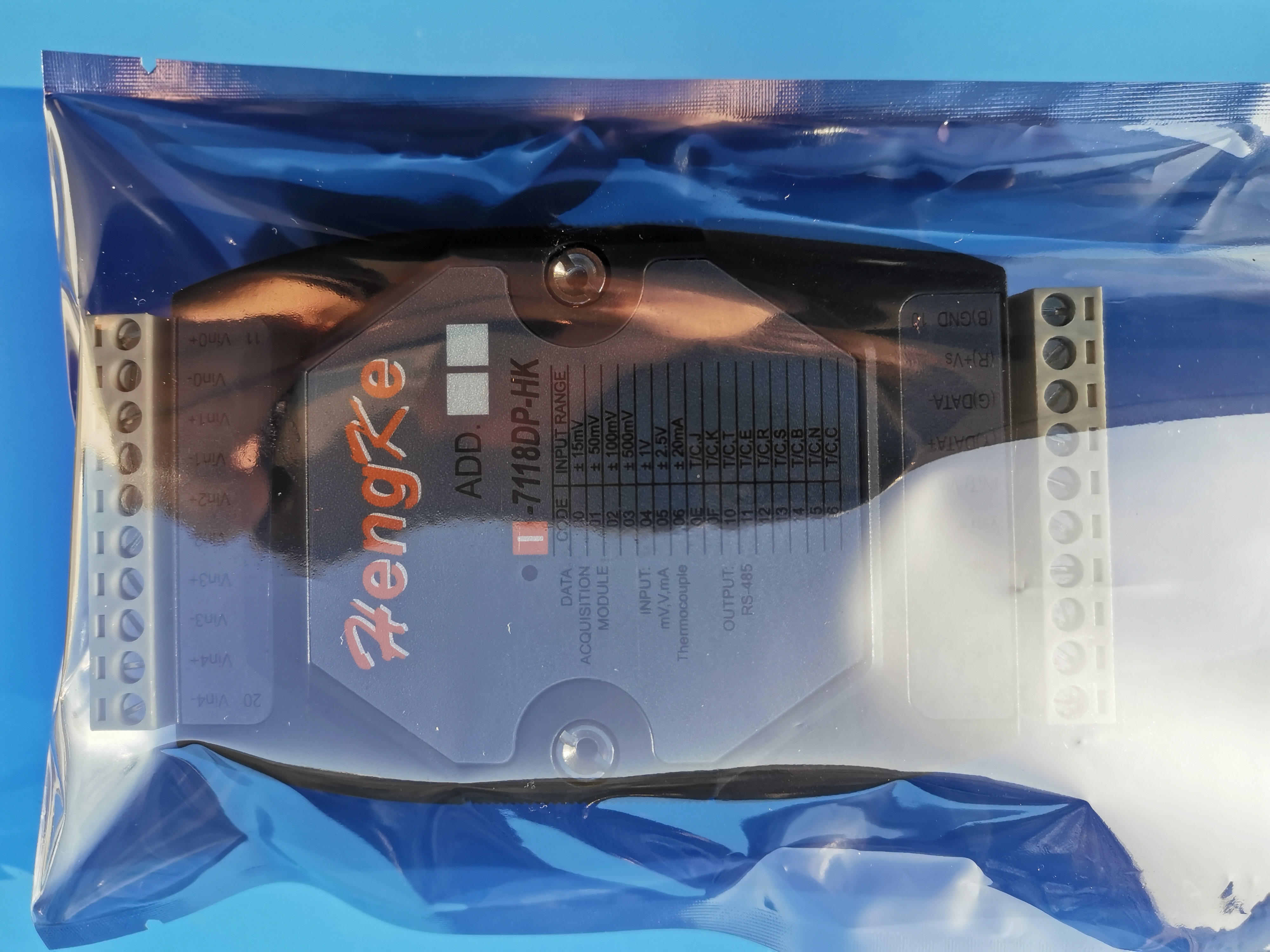I-7118DP-HK temperature control module thermocouple acquisition module 8 analog input module