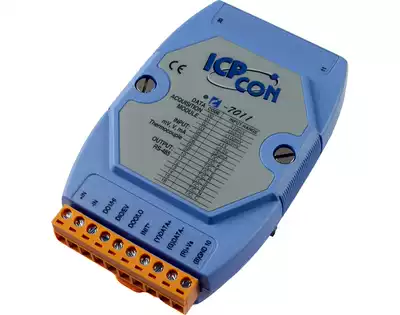Original I-7011 1 thermocouple input 1 digital input 2 collector output module