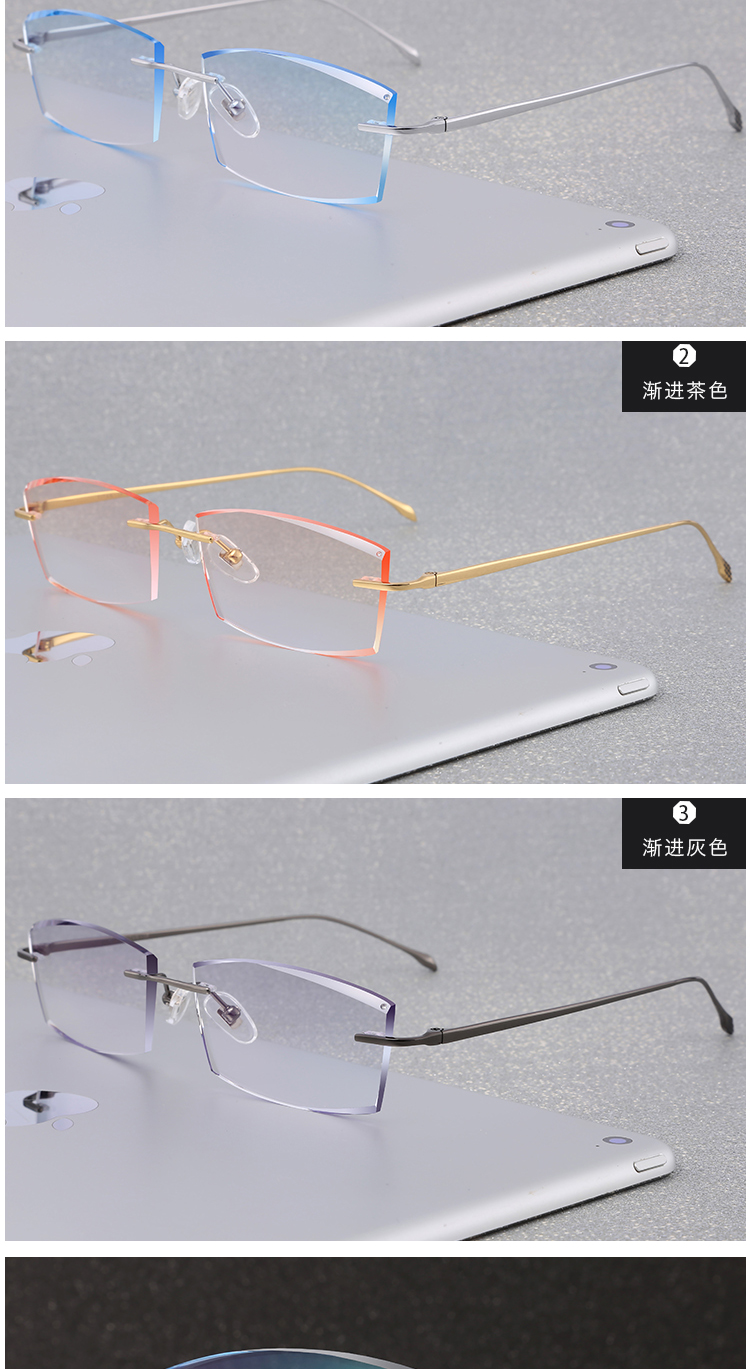 Montures de lunettes en Titane pur - Ref 3140842 Image 11