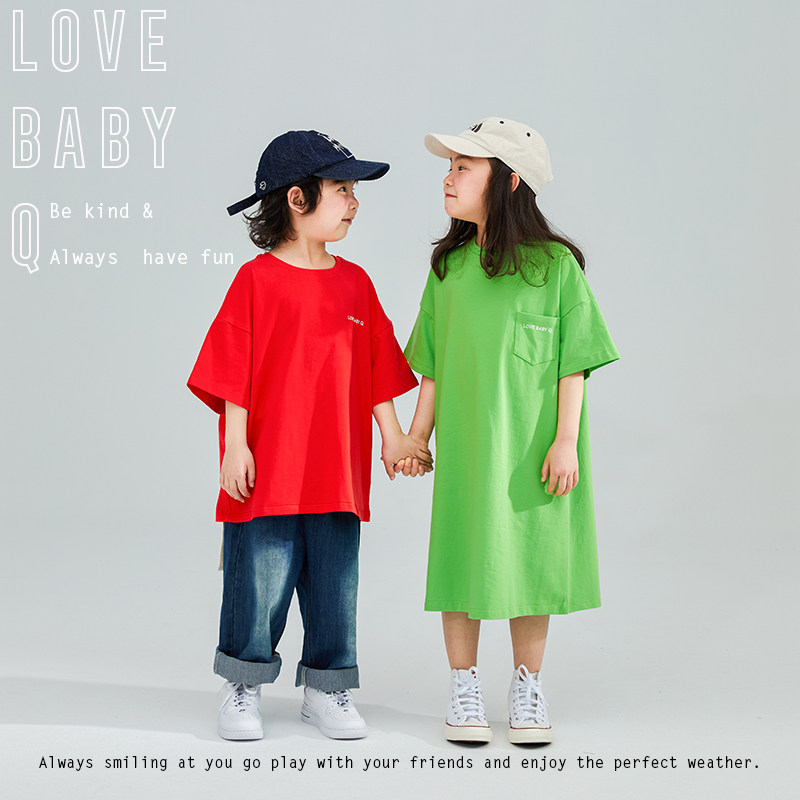 LBQ Original Parenting Not To Buy Regrets Summer New Pint Parenting New Frontier Cotton Short Sleeve Printed T-Shirt