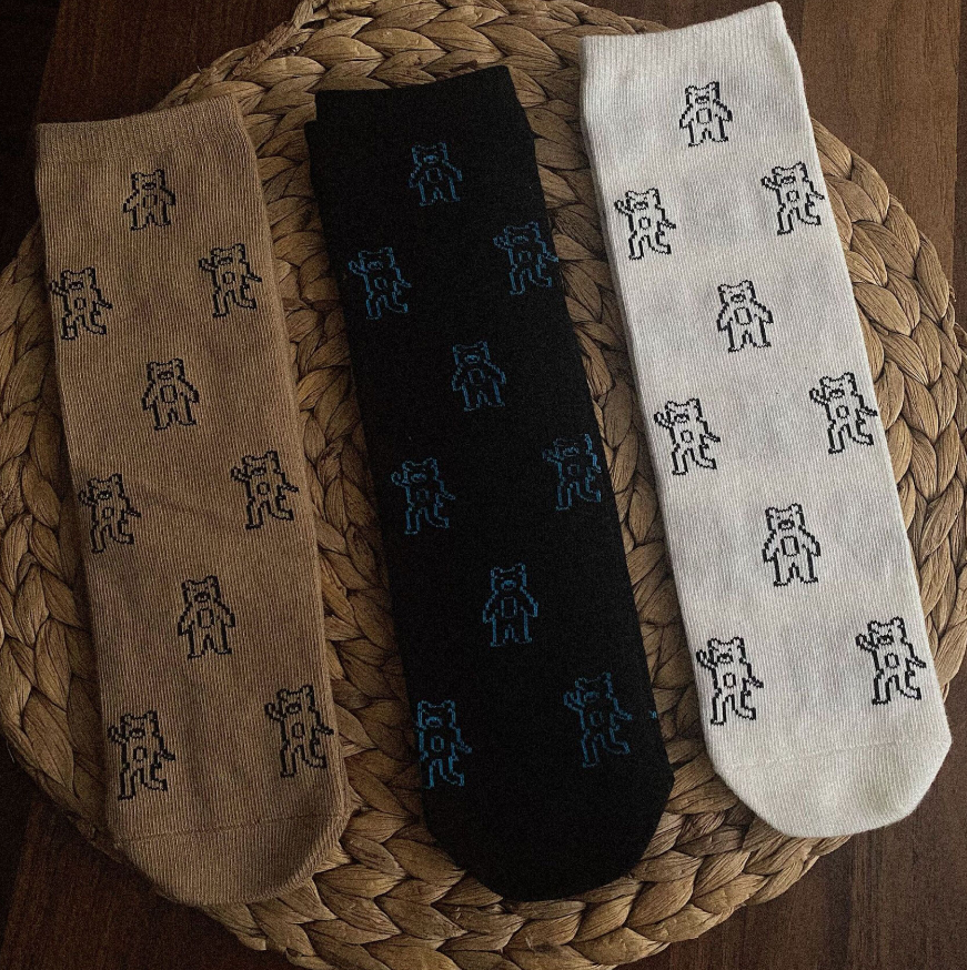 Korean smiley face children's socks fluorescent spring and summer new stockings in the sport of long tube children's socks