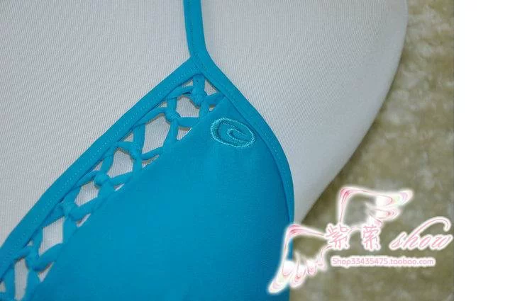 Rip ** đồ bơi - bikini tam giác cutout màu rắn - Bikinis ao boi nu