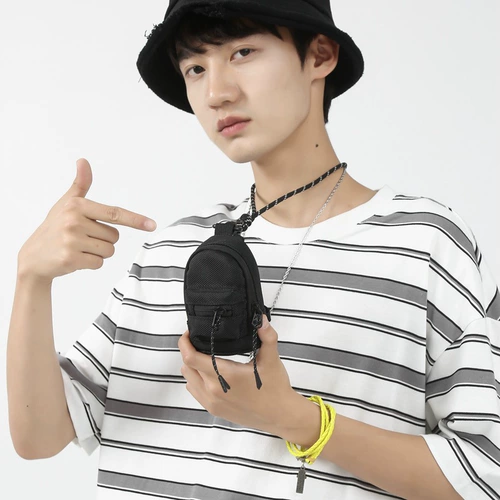 Маленькие наушники, сумка для техники, брендовый кошелек в стиле хип-хоп, картхолдер, ключница, сумка через плечо