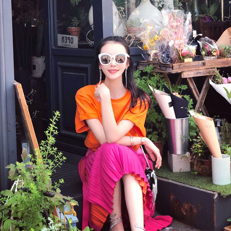 2022 Spring Summer's new women's temperament Fan clothes Herben light cooked wines and professional two-style suit skirts