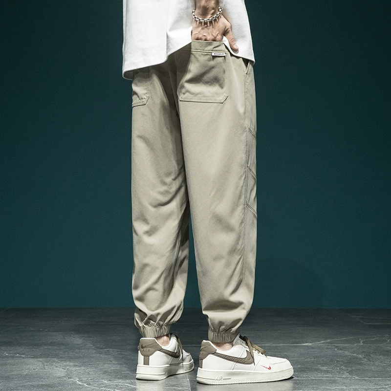 Men's comfortable summer trousers, oversize, size