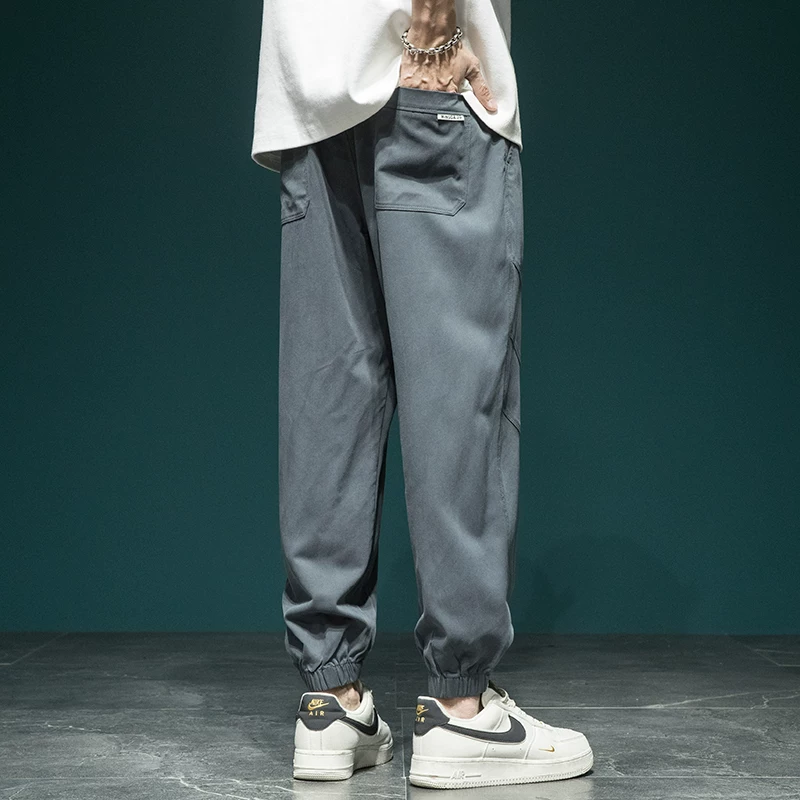 Men's comfortable summer trousers, oversize, size