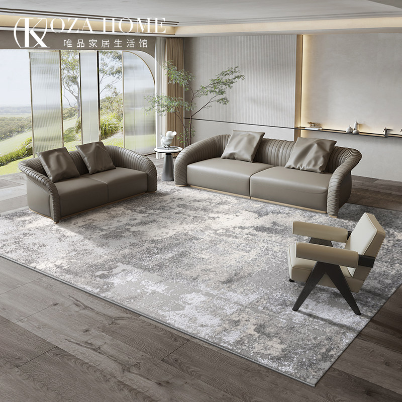 Turkey imported carpet living room advanced gray all-match modern minimalist villa home room bedside large area