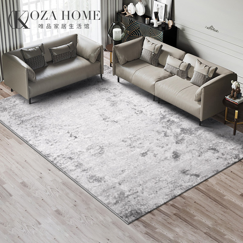 Grey Carpet Living Room Willy-style Minimalist Light Lavish Sofa Tea Table Blanket Modern Minima Room Bedroom Bedside Blanket Full Bunk Bed