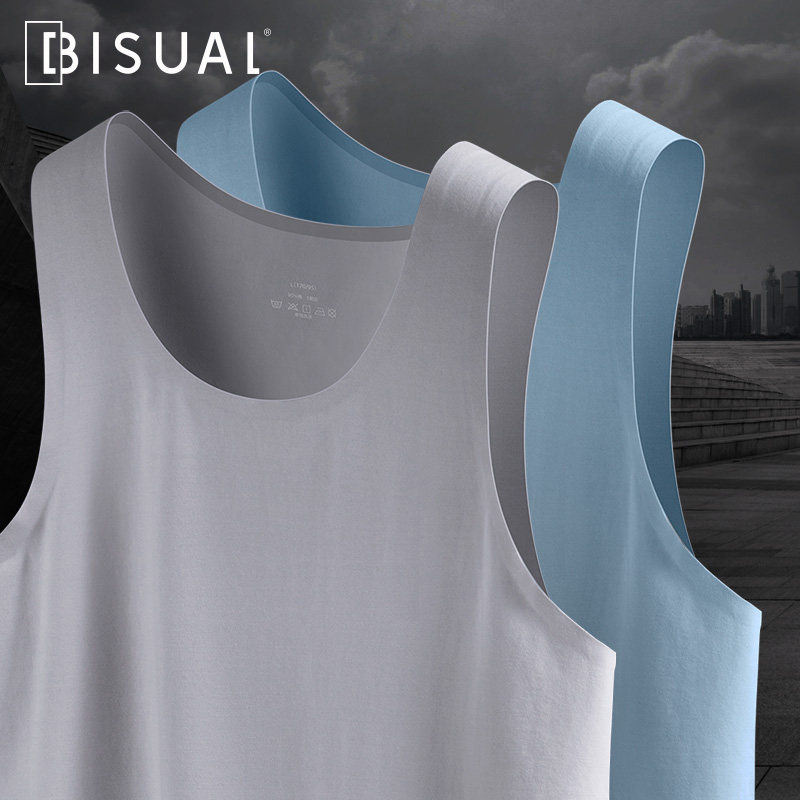 Men's Cross Bar Vest Without Mark harnesses white short sleeves Underwear Undershirt Wide Shoulder Vest Pure Cotton Summer Sweatshirt