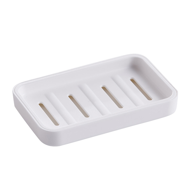 New Products Drain Soap Box Home Nordic Creativity With Lid Large Soap Rack Plastic Minima Eurostyle Double Layer Soap Box