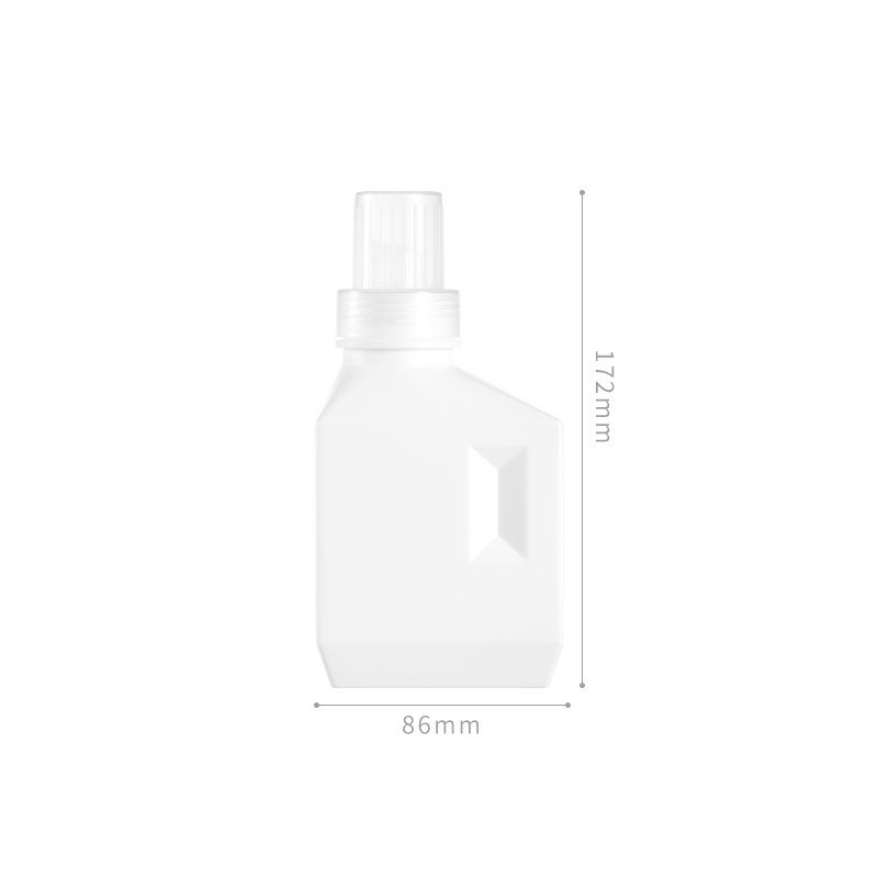 400ml laundry detergent bottle softener bleach dispenser replacement bottle plastic liquid empty powder container with lid