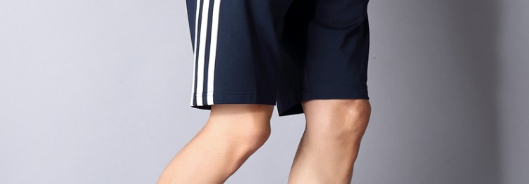 Ba thanh quần thể thao quần short nam mùa hè mỏng quần cotton bãi biển lỏng lẻo sọc năm quần thủy triều quần dài thể thao nam