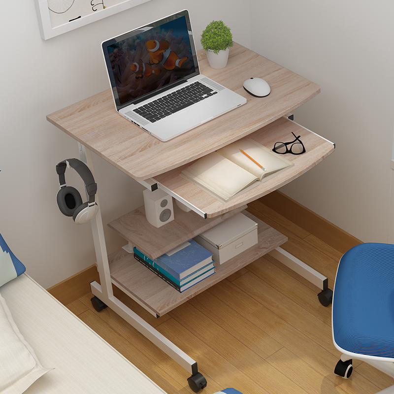 Cloud Guest Can Mobile Computer Desk Desktop Learning Desk Home Bedside Pen electric table Easy small family Type 70cm