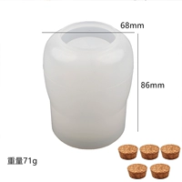 Форма, пробка для бутылки, 5 шт