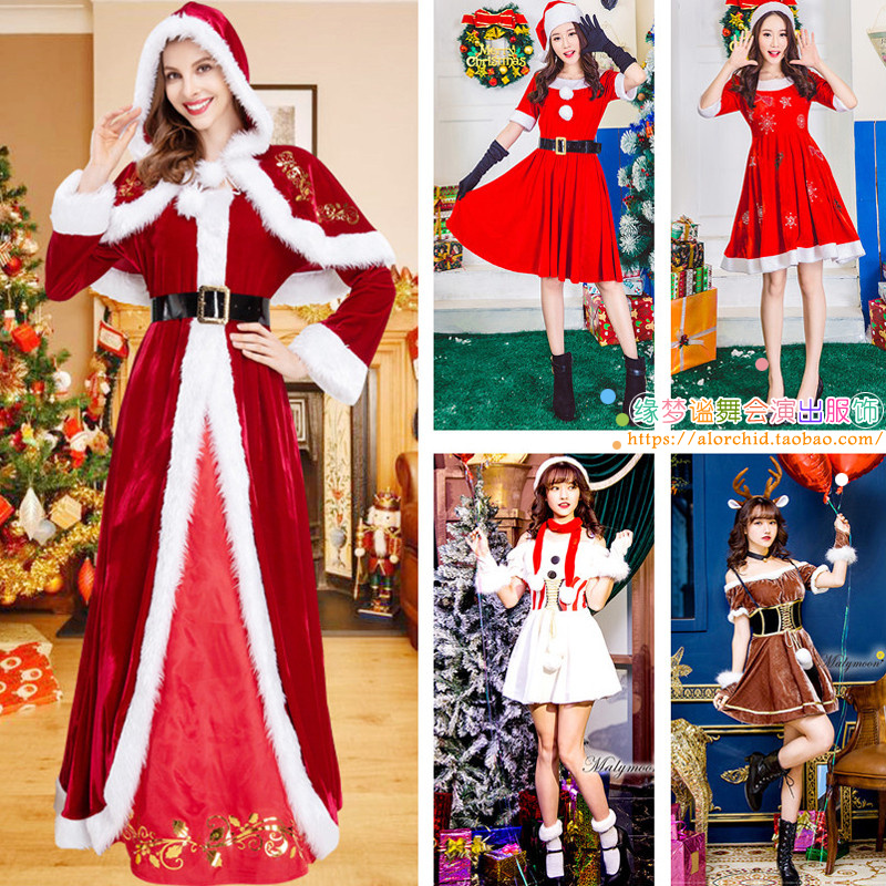 Christmas theme small elk cloak cloak cloak clothes cos clothes cos