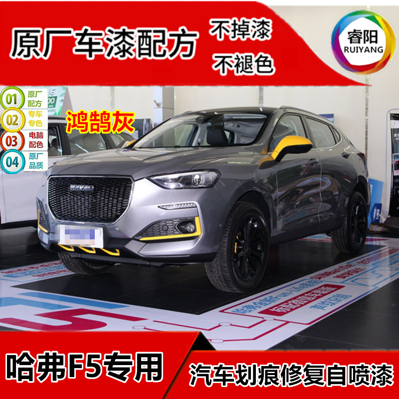 Haval F5 Honghu gray touch-up paint pen car paint scratch repair red white self-painting blue metal paint