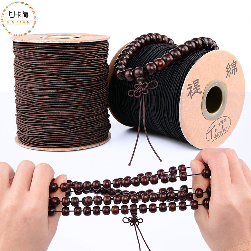 Large roll core-spun rope elastic rope beaded rope play rope wear bead line hand string Buddha bead line