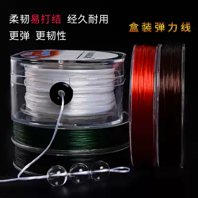 Card Jane crystal line Elastic rope Beaded line Bracelet line Jewelry line Multi-strand leather band line Wen play elastic rope wear Buddha beads