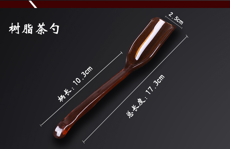 Ebony Teaspoon Tea Spoon Tre Tea Sh xẻ Tea Tea Spoon Kung Fu Tea Set Trà Phụ kiện - Trà sứ bộ ấm pha trà hoa cúc