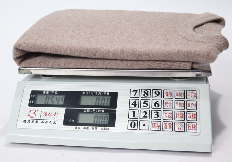 Áo len cashmere cổ điển Ordos City dày 2019 áo len trung niên mới cổ tròn dệt kim áo len ấm áp - Áo len