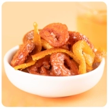 Полоски кожуры мандарина Chunjiangyue, кружочки боярышника, настоящие ломтики боярышника без семян, девять систем, полые сушеные боярышники, кисло-сладкие закуски для беременных