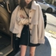 TAKIYA custom 2018 thu đông mới áo khoác nữ khí chất ve áo người đàn ông nhỏ túi áo len ngắn áo khoác blazer nữ hàn quốc