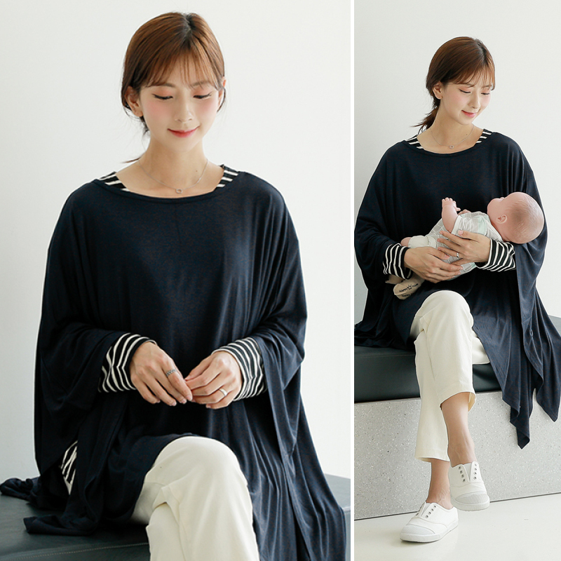 Korean Multifunctional Nursing Cover, Modal Loose-Fitting Anti-Exposure Nursing Clothing, Breastfeeding Shawl, Cover-Up, Modesty Cloth