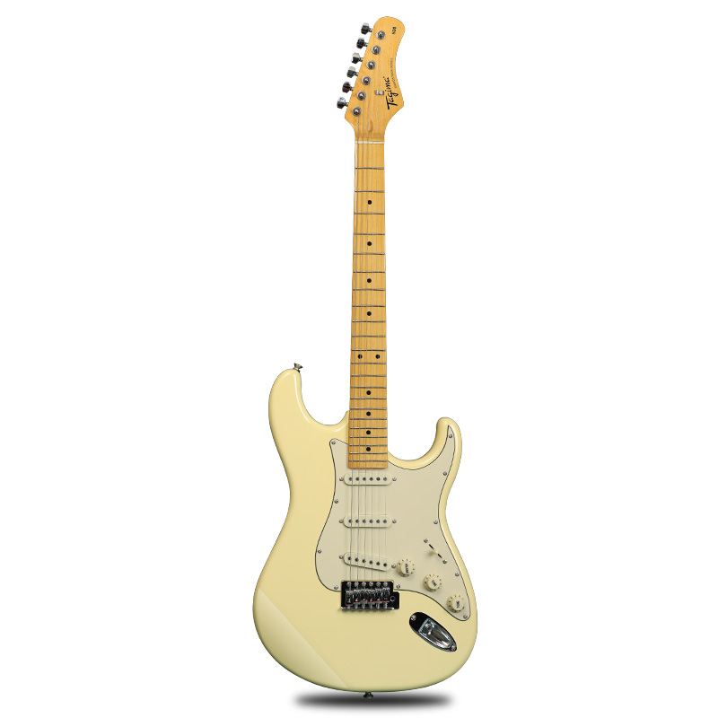 Tg530 White [Single] UpgradeTagima Tajima TG530 children adult Electric guitar suit Professional level Electronics Guitar Beginner introduction 635