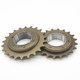 Ordinary bicycle 16/18/20/22T single-speed folding car flywheel gear teeth bicycle universal flywheel