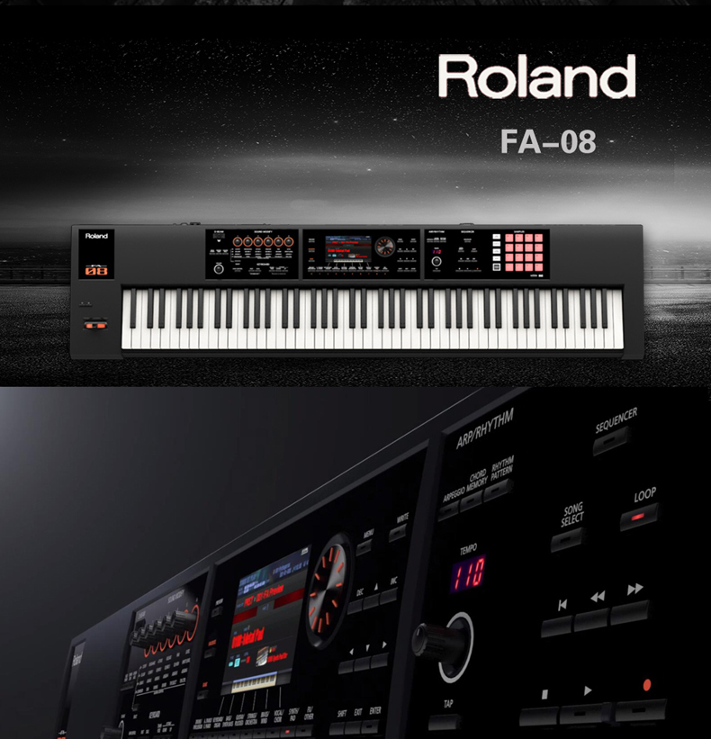 Roland Roland FA08 tổng hợp điện tử sắp xếp bàn phím âm nhạc máy trạm 88 key synthesizer piano điện giá rẻ