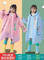 Childrens raincoat Long Full-body Anti-Rainstorm Electric Car New Boy Student Girl Girl Electric Bottle Car Baby Rain Cape Girl