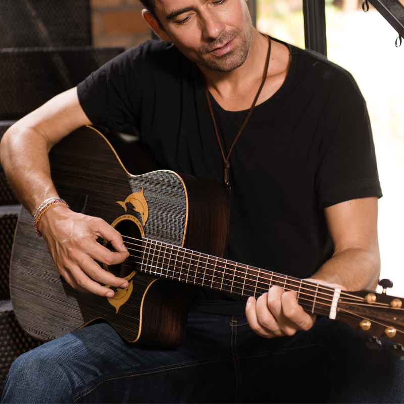 Deewhy Dolphin plus shock veneer carbonized brushed 41 inch 40 guitar folk guitar playing full veneer electric box