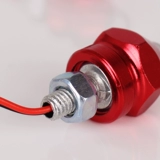 Модифицированная розовая лампа для мотоцикла, декоративная лампа-призрак, огненная пуля, красочная мигающая винтовая лампа, светодиодная винтовая лампа 6 мм