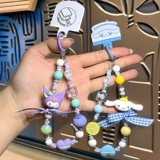 Sanrio, оригинальный мобильный телефон, милый брелок с бантиком, ранец, подвеска