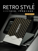Drivers license leather cover Male creative drivers license cover Personality motor vehicle driving license Leather protection this two-in-one body bag female