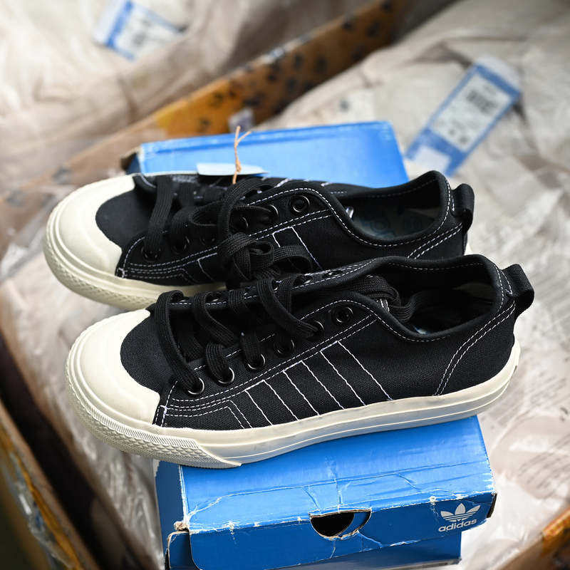 Adidas/Adidas Trefoil Nizza Rf Men's and Women's Canvas Classic Casual Sneakers Ee5599 Adidas/Adidas Trefoil Nizza Rf Men's and Women's Canvas Classic Casual Sneakers Ee5599
