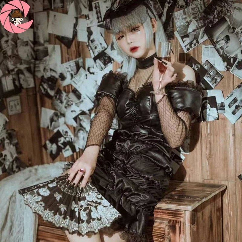Fifth personality COS clothing perfumer deadly gentle full set cosplay dress female anime clothes wig shoes