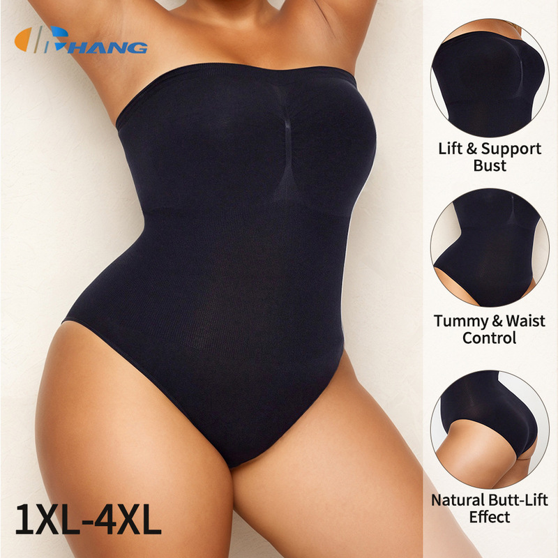 4XL Seamless Plus Size Shapewear Strapless Tummy Control Waist Shaping Tight Underwear for Women 4XL Seamless Plus Size Shapewear Strapless Tummy Control Waist Shaping Tight Underwear for Women