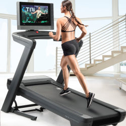 American Aikang Treadmill 19124/C2450 For Home Intelligent Touch Color Screen Shock Absorbing Foldable Fitness Equipment